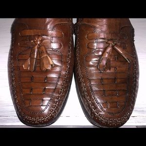 Giorgio Brutini Men Tassel Loafers Slip On Brown Dress Shoes Size  11.5M